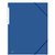 Elastomap Oxford Top File+ A3 3 kleppen 390gr blauw