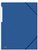 Elastomap Oxford Top File+ A3 3 kleppen 390gr blauw