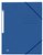 Elastomap Oxford Top File+ A4 3 kleppen 390gr blauw