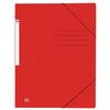 Elastomap Oxford Top File+ A4 3 kleppen 390gr rood photo