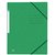 Elastomap Oxford Top File+ A4 3 kleppen 390gr groen