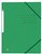 Elastomap Oxford Top File+ A4 3 kleppen 390gr groen
