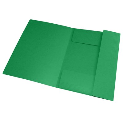 Elastomap Oxford Top File+ A4 3 kleppen 390gr groen