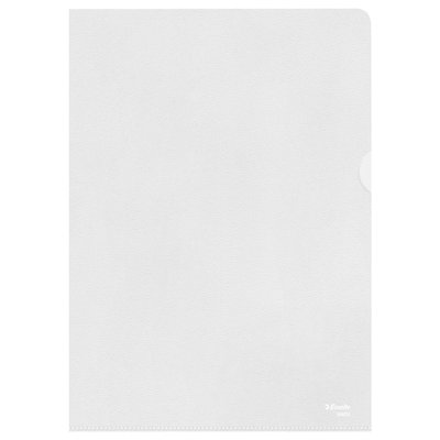 Insteekmap L-model Esselte standaard copy safe PP A4 transparant 100 stuks