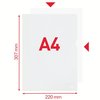 Insteekmap L-model Esselte standaard copy safe PP A4 transparant 100 stuks foto
