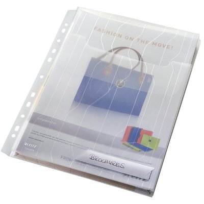 Pochette Leitz Combifile à soufflet A4 PP transparent 3 pièces