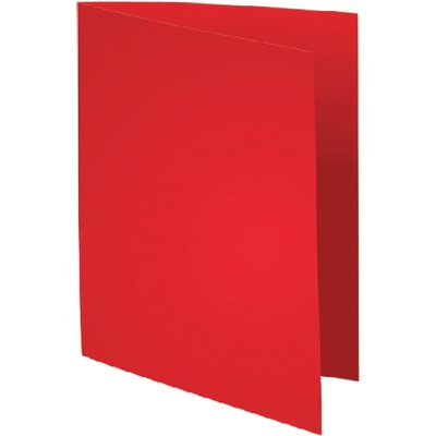 Vouwmap Exacompta Forever A4 170gr rood 100 stuks