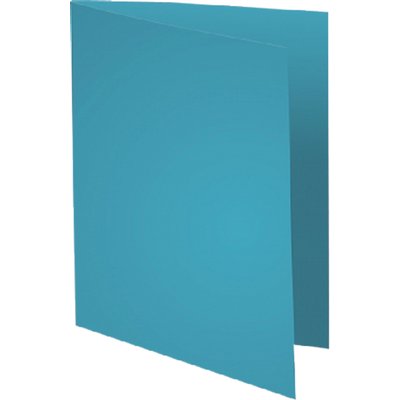 Vouwmap Exacompta Forever A4 170gr lichtblauw 100 stuks