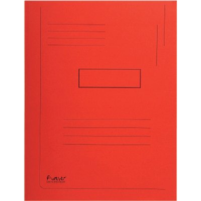 Dossiermap Exacompta Forever A4 2 kleppen 290gr rood