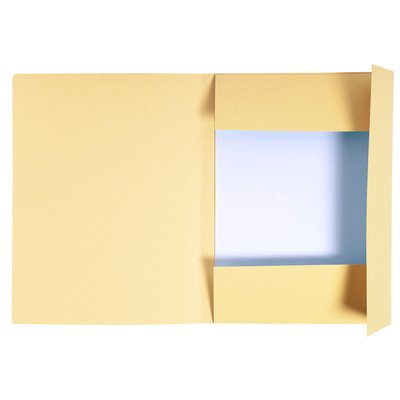 Dossiermap Exacompta Forever A4 3 kleppen 280gr ivoor