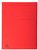 Dossiermap Exacompta Forever A4 3 kleppen 280gr rood
