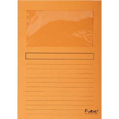 Venstermap Exacompta Forever L-model 120gr oranje 100 stuk