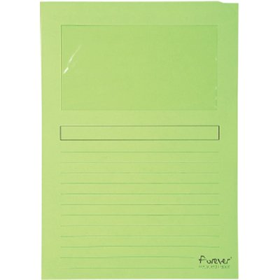 Venstermap Exacompta Forever L-model 120gr lichtgroen 100 stuks