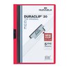 Klemmap Durable Duraclip A4 3mm 30 vellen rood foto