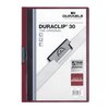 Klemmap Durable Duraclip A4 3mm 30 vellen aubergine foto