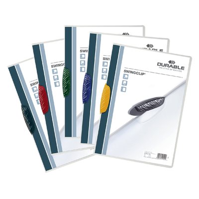 Klemmap Durable Swingclip 30 vellen zwart