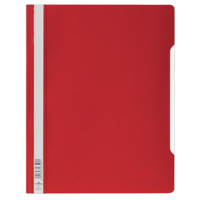 Chemise à lamelle Durable A4 PVC rouge