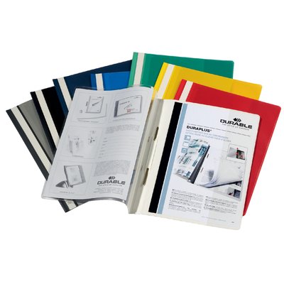 Snelhechtmap Durable Duraplus A4 wit
