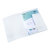 Offertemap Oxford A4 met insteektas 2 kleppen 0.5mm PP wit foto