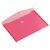 Enveloptas Europel A5 250x180mm dwars transparant rood