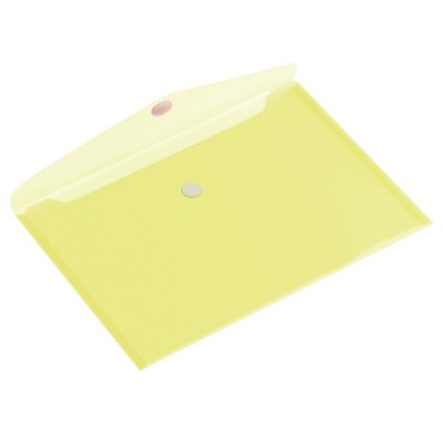 Enveloptas Europel A5 250x180mm dwars transparant geel