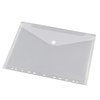 Enveloptas Europel A4 240x310mm 11-gaats PP transparant wit foto