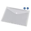Enveloptas Europel A4 240x310mm 11-gaats PP transparant wit foto