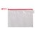 Pochette rangement Tarifold avec zip 330x240mm PVC rouge