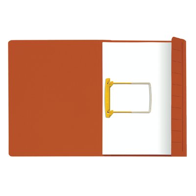 Clipmap Secolor A4 100% gerecycled karton 250gr rood verpakt per 10 stuks
