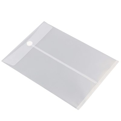 Enveloptas Europel A4 240x335mm staand PP transparant wit