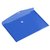 Enveloptas Europel A4 335x240mm dwars PP transparant blauw