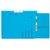Verzamelmap Djois Secolor A4 lateraal recycled blauw