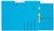 Verzamelmap Djois Secolor A4 lateraal recycled blauw