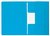 Dossiermap Djois Secolor Mammoet folio 3 kleppen 250gr recycled blauw