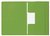Dossiermap Djois Secolor Mammoet folio 3 kleppen 250gr recylced groen