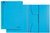 Dossiermap Leitz A3 3 kleppen 430gr blauw