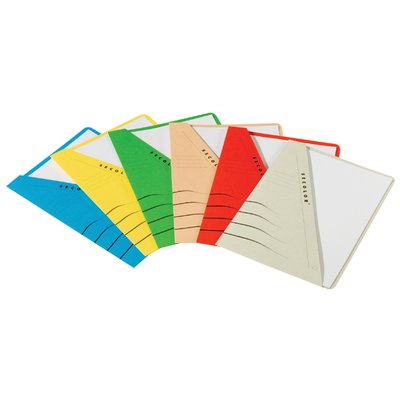 Insteekmap Djois Secolor A4 recycled 250gr geel