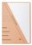 Insteekmap Djois Secolor A4 recycled 250gr chamois