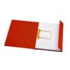 Clipmap Secolor A4 100% gerecycled karton 250gr rood verpakt per 50 stuks foto