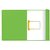 Clipmap Secolor A4 100% gerecycled karton 250gr groen verpakt per 50 stuks