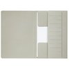 Dossiermap Djois Secolor Mammoet folio 3 kleppen 250gr recycled grijs 50 stuks foto