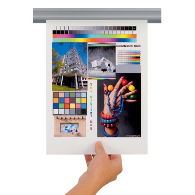 Rail mural Djois Jalema Grip 340mm avec fixation magnétique gris