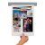 Rail mural Djois Jalema Grip 340mm avec fixation magnétique gris