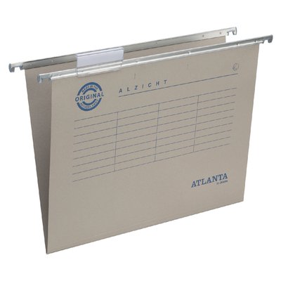 Hangmap Djois Alzicht folio frontaal recycled V-bodem 250gr grijs
