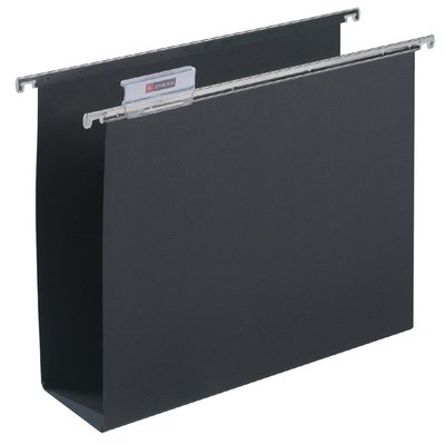 Hangmap Djois Alzicht folio frontaal U-bodem 80mm zwart