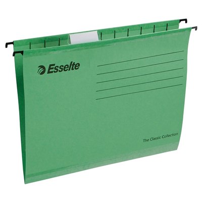 Hangmap Esselte Classic A4 V-bodem 345x240mm groen