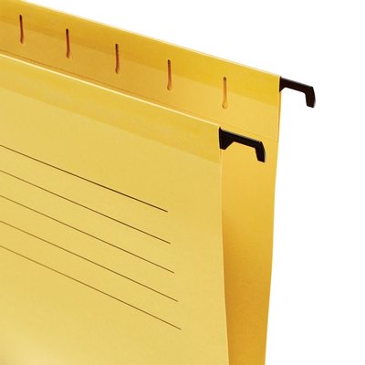 Dossier suspendu Esselte Classic A4 fond-V 345x240mm jaune