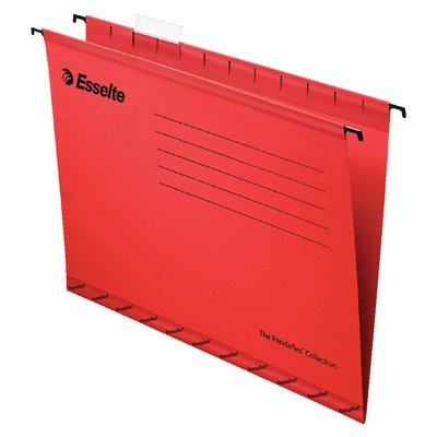 Hangmap Esselte Classic folio V-bodem 382x240mm rood