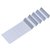Ruiterstrook voor Esselte Classic 50mm wit 10 stuks