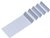 Ruiterstrook voor Esselte Classic 50mm wit 10 stuks